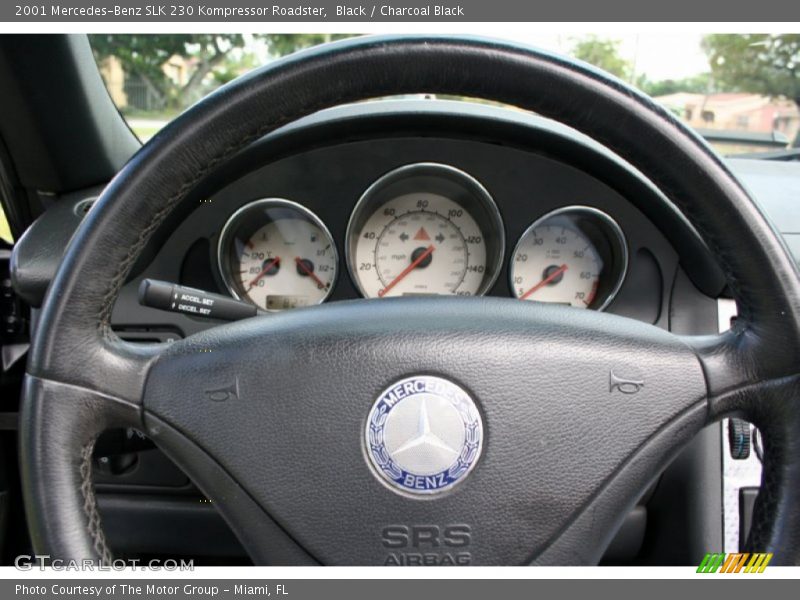 Black / Charcoal Black 2001 Mercedes-Benz SLK 230 Kompressor Roadster