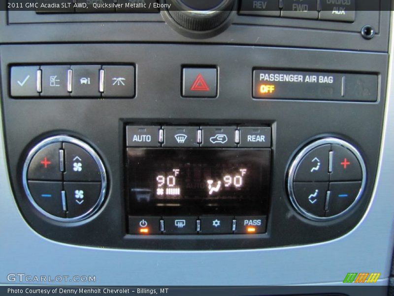 Quicksilver Metallic / Ebony 2011 GMC Acadia SLT AWD