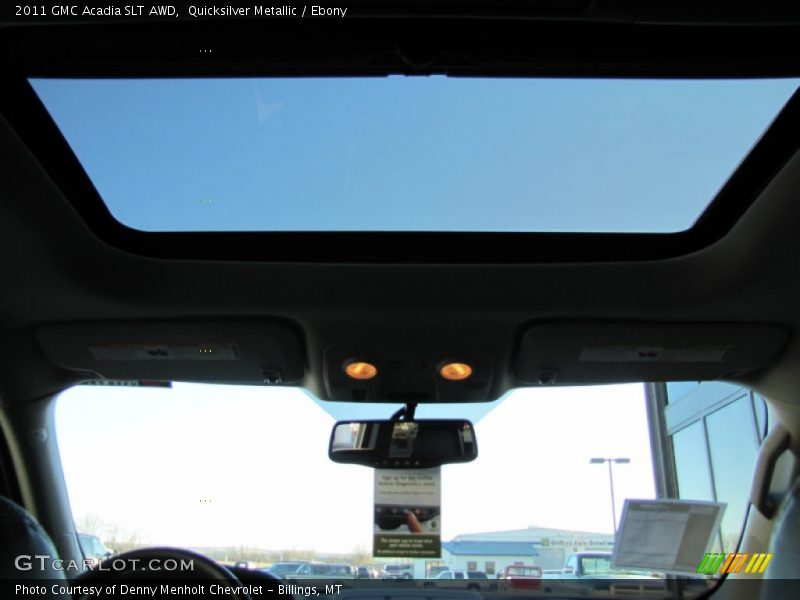 Quicksilver Metallic / Ebony 2011 GMC Acadia SLT AWD