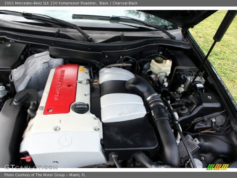 Black / Charcoal Black 2001 Mercedes-Benz SLK 230 Kompressor Roadster