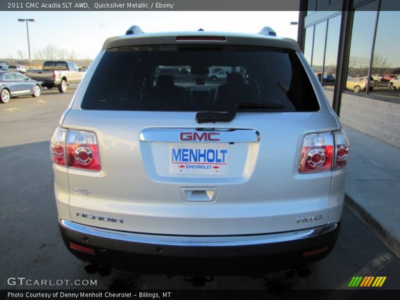 Quicksilver Metallic / Ebony 2011 GMC Acadia SLT AWD