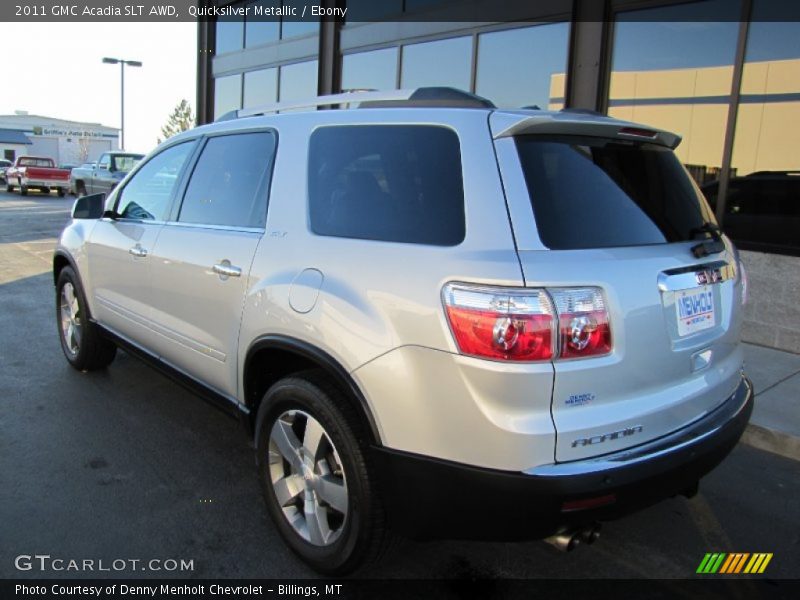 Quicksilver Metallic / Ebony 2011 GMC Acadia SLT AWD