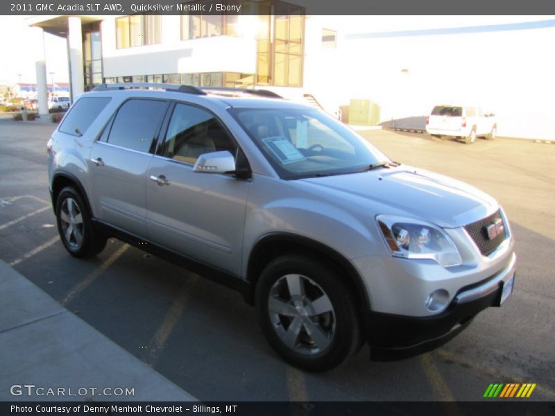 Quicksilver Metallic / Ebony 2011 GMC Acadia SLT AWD