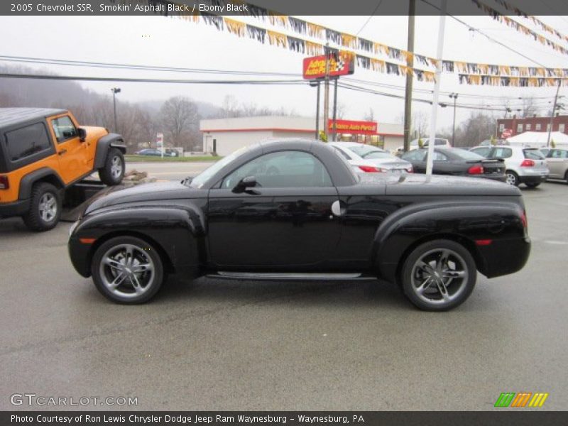 Smokin' Asphalt Black / Ebony Black 2005 Chevrolet SSR