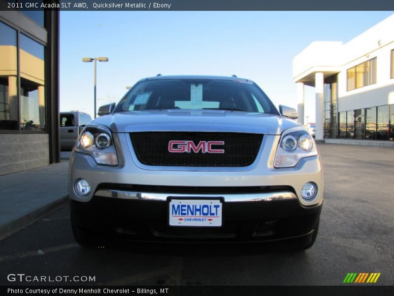 Quicksilver Metallic / Ebony 2011 GMC Acadia SLT AWD