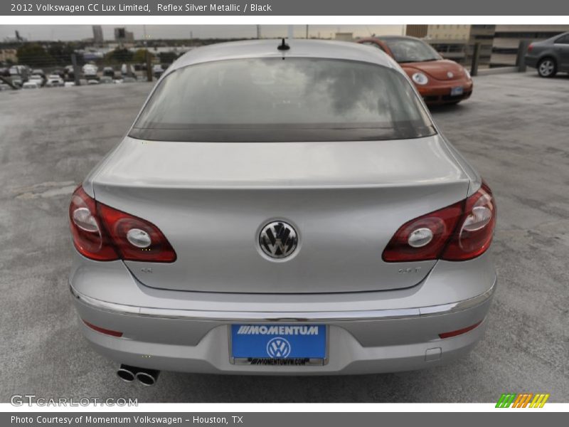 Reflex Silver Metallic / Black 2012 Volkswagen CC Lux Limited