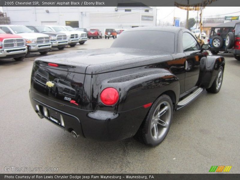 Smokin' Asphalt Black / Ebony Black 2005 Chevrolet SSR