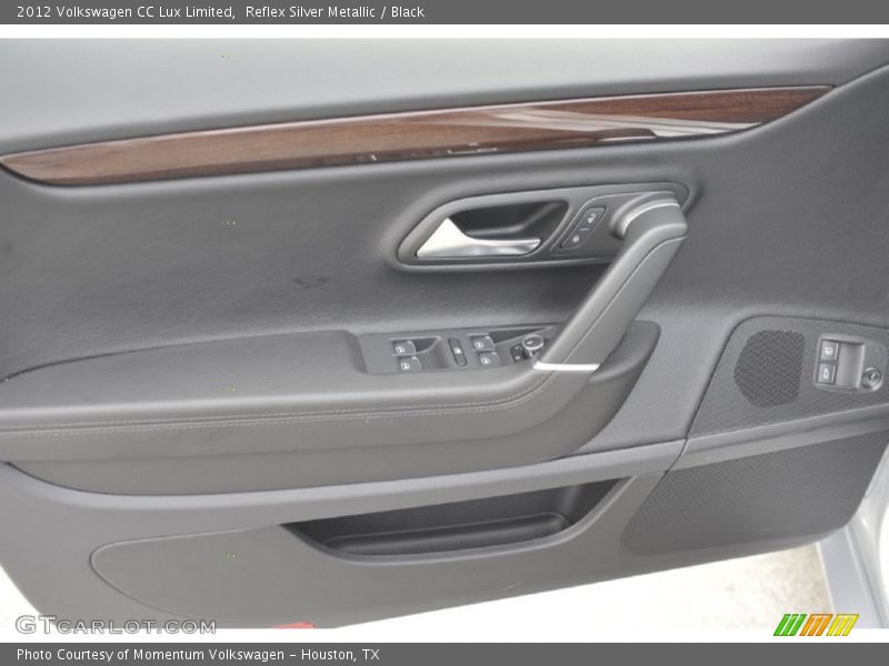 Reflex Silver Metallic / Black 2012 Volkswagen CC Lux Limited