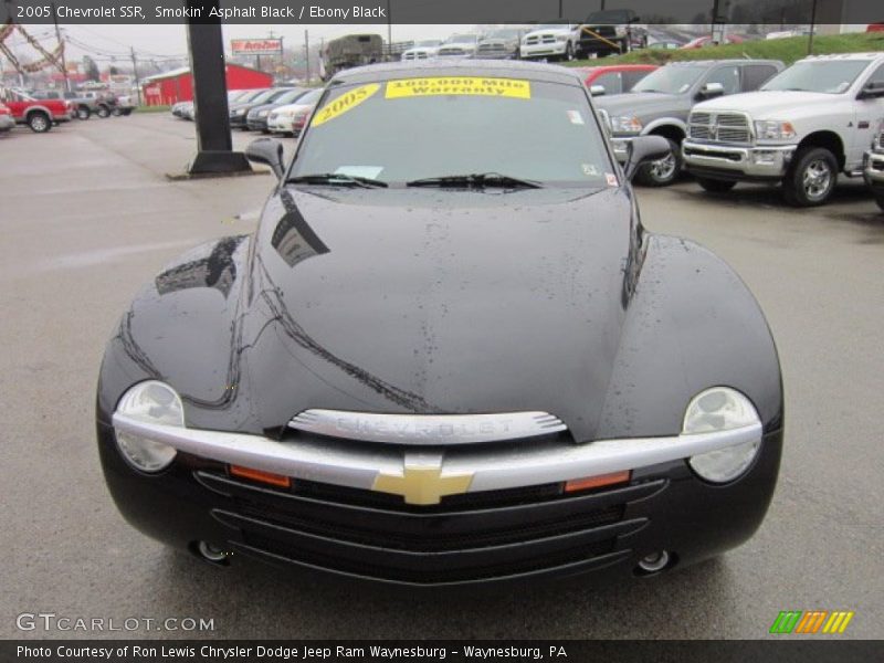 Smokin' Asphalt Black / Ebony Black 2005 Chevrolet SSR
