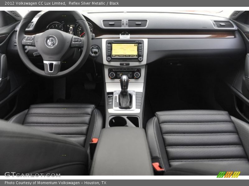 Reflex Silver Metallic / Black 2012 Volkswagen CC Lux Limited