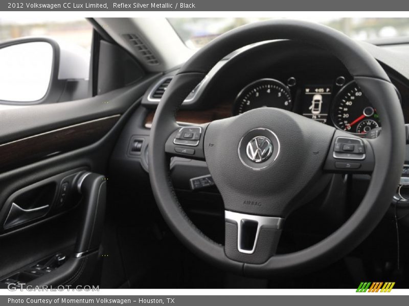 Reflex Silver Metallic / Black 2012 Volkswagen CC Lux Limited