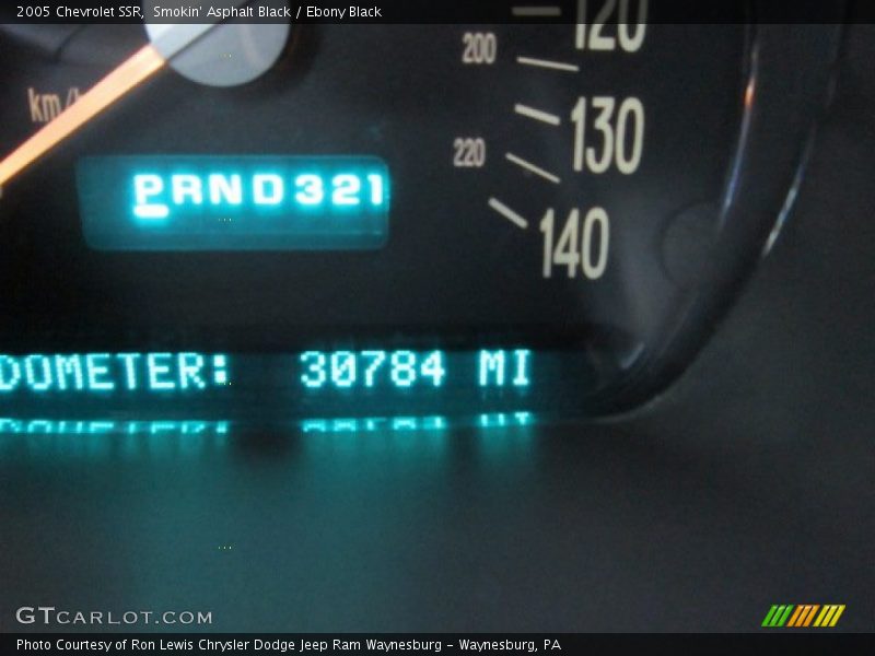 Smokin' Asphalt Black / Ebony Black 2005 Chevrolet SSR