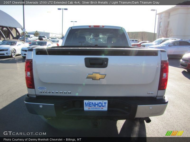 Silver Birch Metallic / Light Titanium/Dark Titanium Gray 2007 Chevrolet Silverado 1500 LTZ Extended Cab 4x4