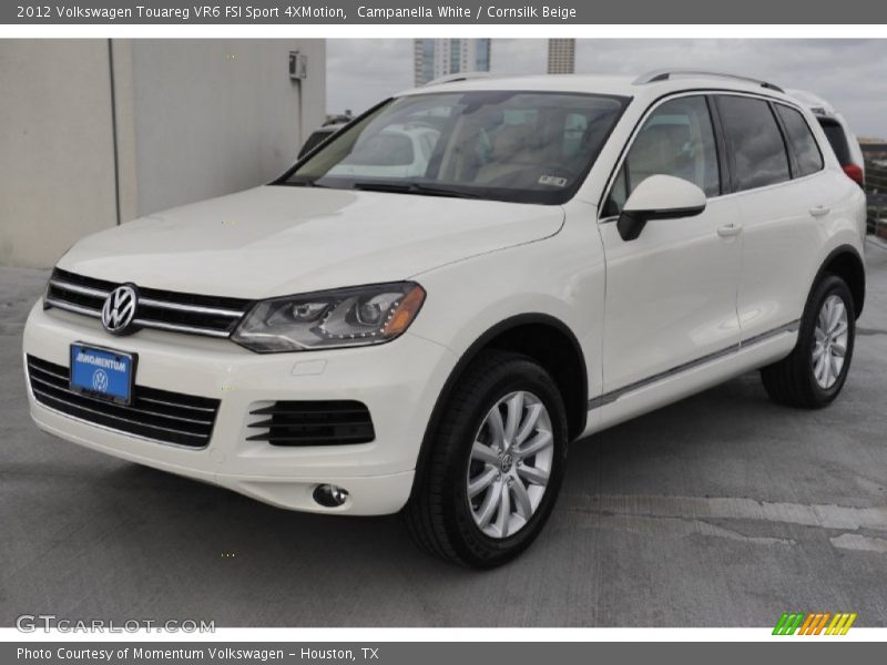 Campanella White / Cornsilk Beige 2012 Volkswagen Touareg VR6 FSI Sport 4XMotion