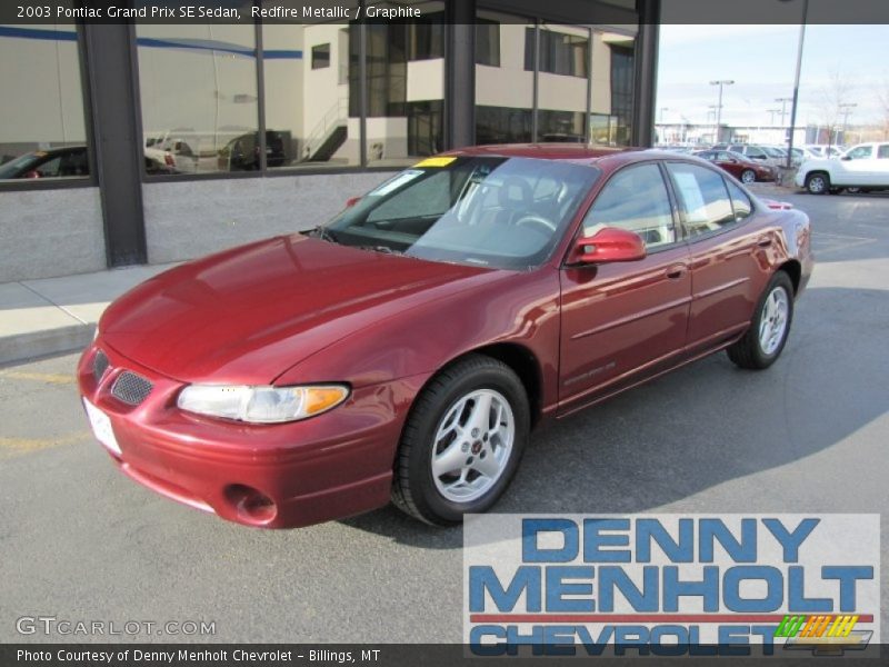 Redfire Metallic / Graphite 2003 Pontiac Grand Prix SE Sedan