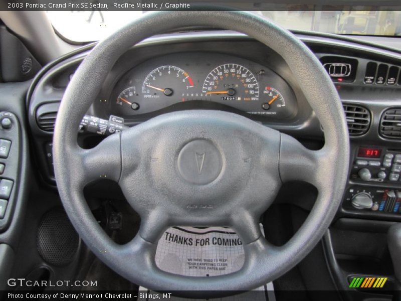  2003 Grand Prix SE Sedan Steering Wheel