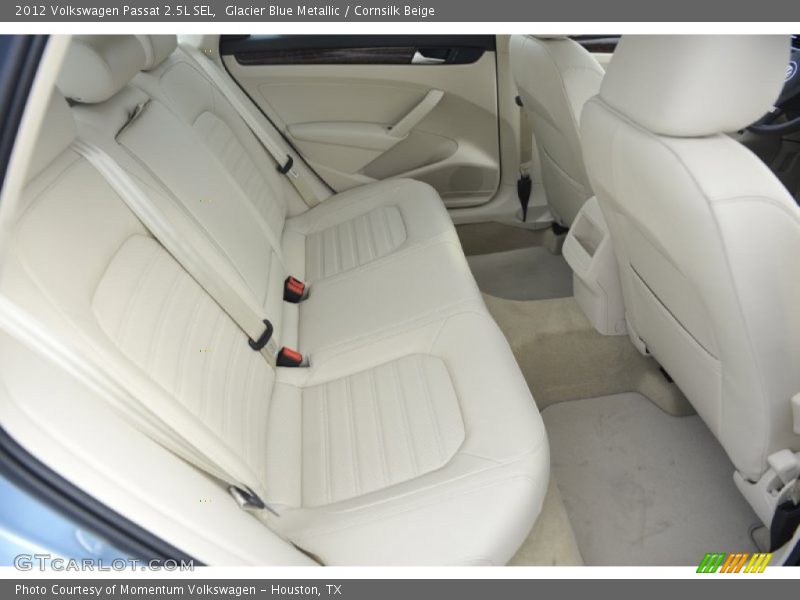 Glacier Blue Metallic / Cornsilk Beige 2012 Volkswagen Passat 2.5L SEL