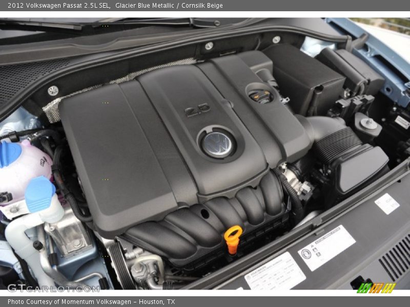  2012 Passat 2.5L SEL Engine - 2.5 Liter DOHC 20-Valve 5 Cylinder