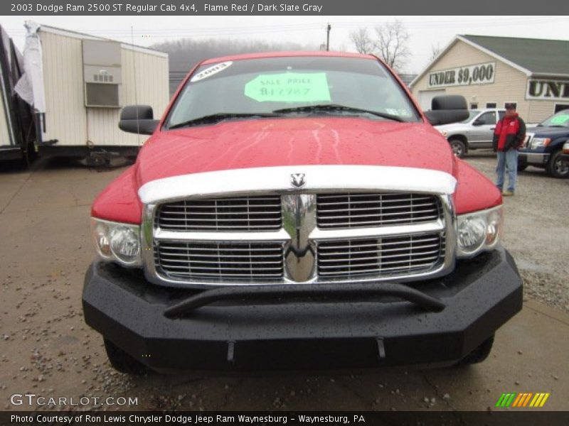 Flame Red / Dark Slate Gray 2003 Dodge Ram 2500 ST Regular Cab 4x4