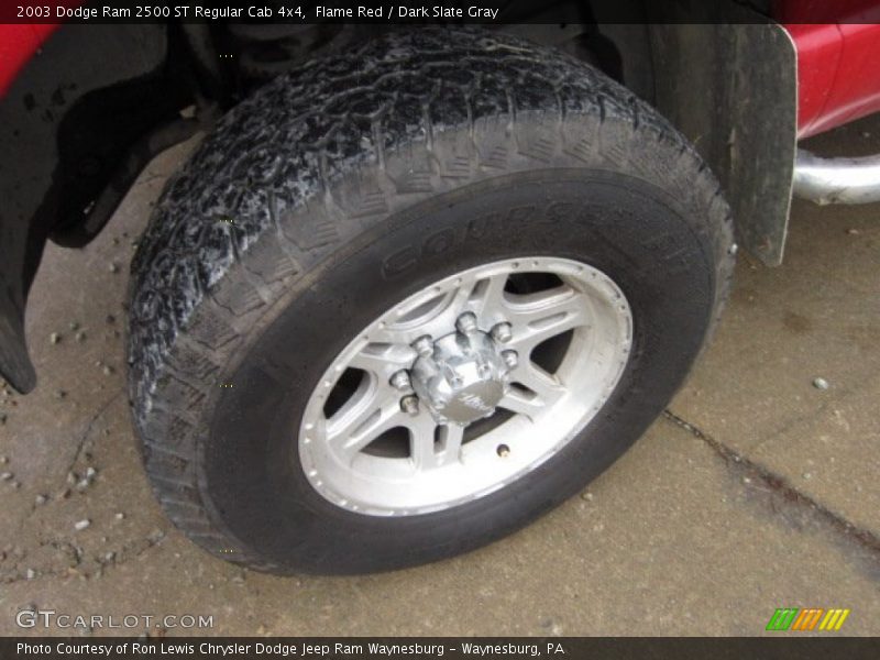 Flame Red / Dark Slate Gray 2003 Dodge Ram 2500 ST Regular Cab 4x4