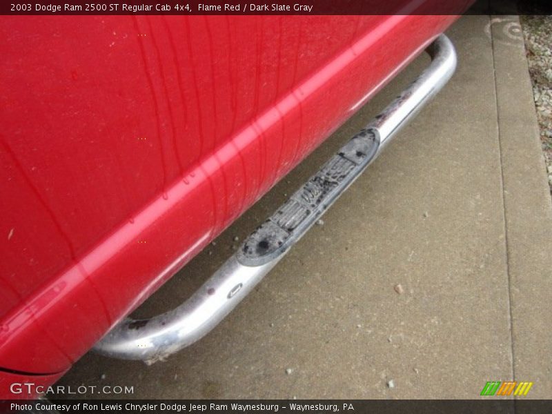 Flame Red / Dark Slate Gray 2003 Dodge Ram 2500 ST Regular Cab 4x4