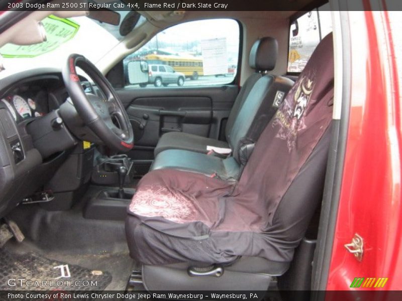 Flame Red / Dark Slate Gray 2003 Dodge Ram 2500 ST Regular Cab 4x4