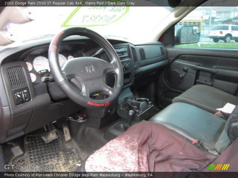 Flame Red / Dark Slate Gray 2003 Dodge Ram 2500 ST Regular Cab 4x4