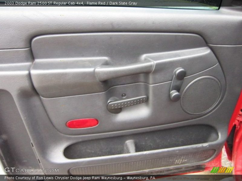Flame Red / Dark Slate Gray 2003 Dodge Ram 2500 ST Regular Cab 4x4