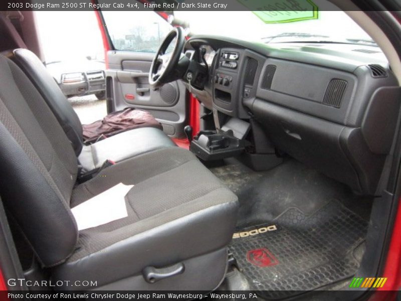 Flame Red / Dark Slate Gray 2003 Dodge Ram 2500 ST Regular Cab 4x4