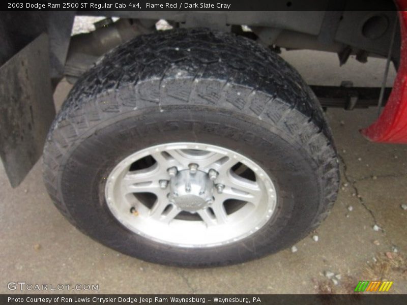 Flame Red / Dark Slate Gray 2003 Dodge Ram 2500 ST Regular Cab 4x4