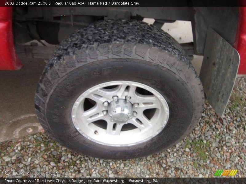 Flame Red / Dark Slate Gray 2003 Dodge Ram 2500 ST Regular Cab 4x4
