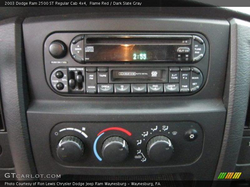 Controls of 2003 Ram 2500 ST Regular Cab 4x4