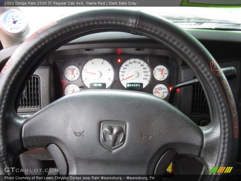 Flame Red / Dark Slate Gray 2003 Dodge Ram 2500 ST Regular Cab 4x4