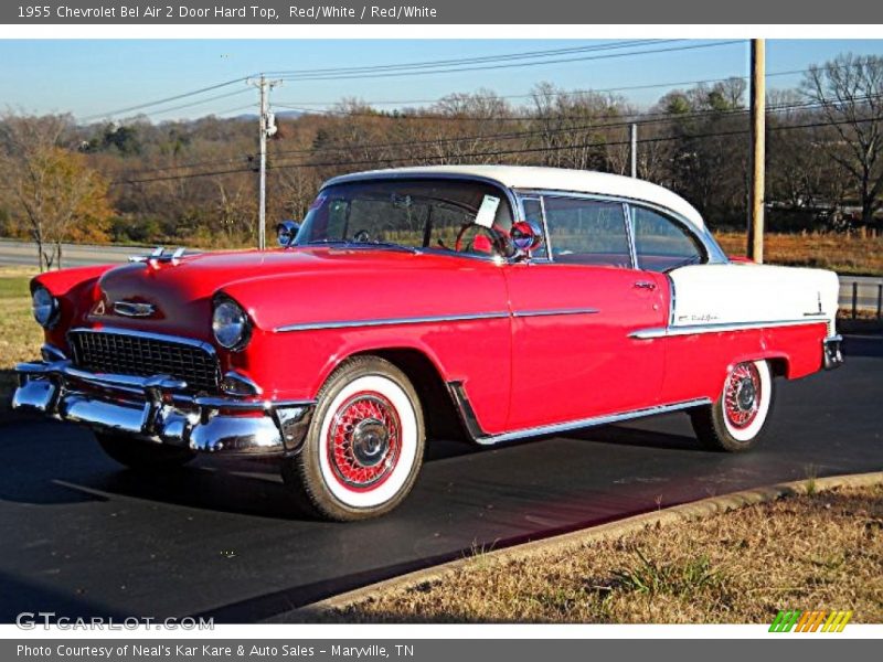 Front 3/4 View of 1955 Bel Air 2 Door Hard Top