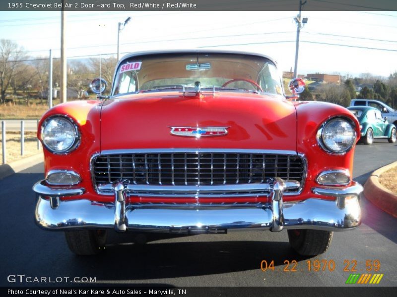Red/White / Red/White 1955 Chevrolet Bel Air 2 Door Hard Top