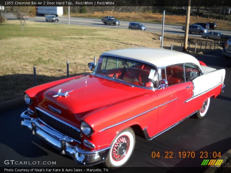 Red/White / Red/White 1955 Chevrolet Bel Air 2 Door Hard Top