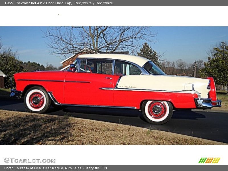  1955 Bel Air 2 Door Hard Top Red/White