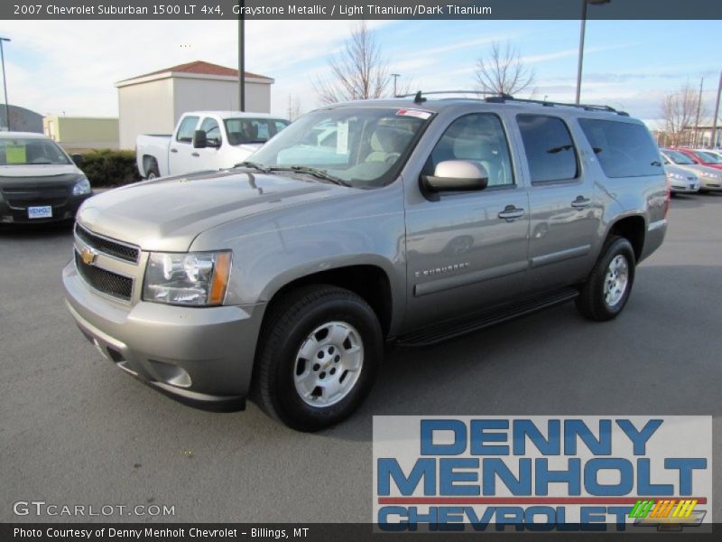 Graystone Metallic / Light Titanium/Dark Titanium 2007 Chevrolet Suburban 1500 LT 4x4