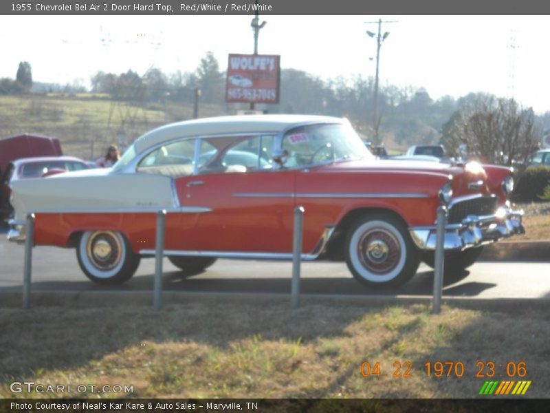 Red/White / Red/White 1955 Chevrolet Bel Air 2 Door Hard Top