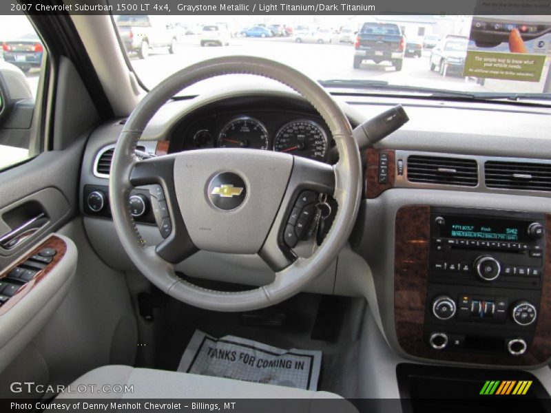 Graystone Metallic / Light Titanium/Dark Titanium 2007 Chevrolet Suburban 1500 LT 4x4