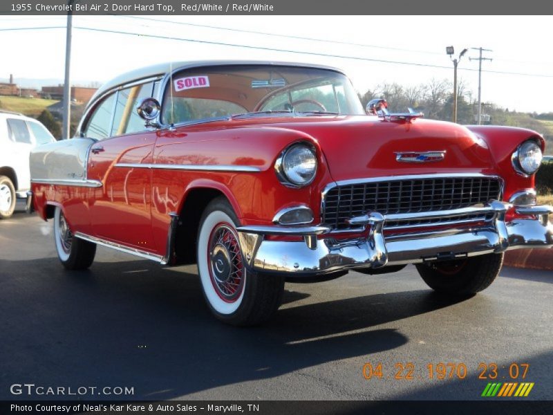 Red/White / Red/White 1955 Chevrolet Bel Air 2 Door Hard Top