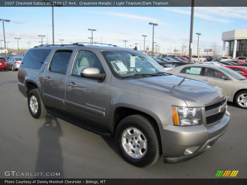 Graystone Metallic / Light Titanium/Dark Titanium 2007 Chevrolet Suburban 1500 LT 4x4