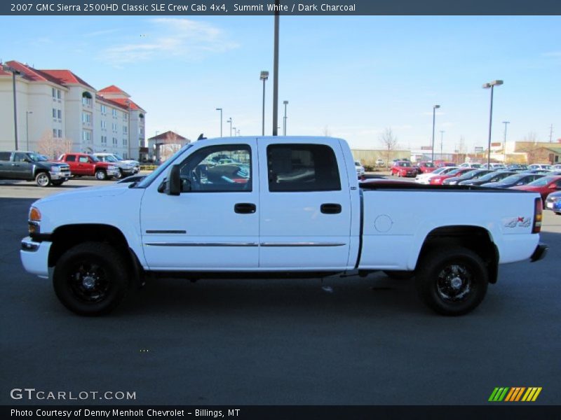 Summit White / Dark Charcoal 2007 GMC Sierra 2500HD Classic SLE Crew Cab 4x4