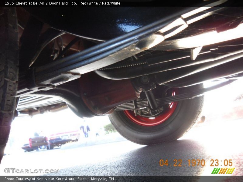 Undercarriage of 1955 Bel Air 2 Door Hard Top