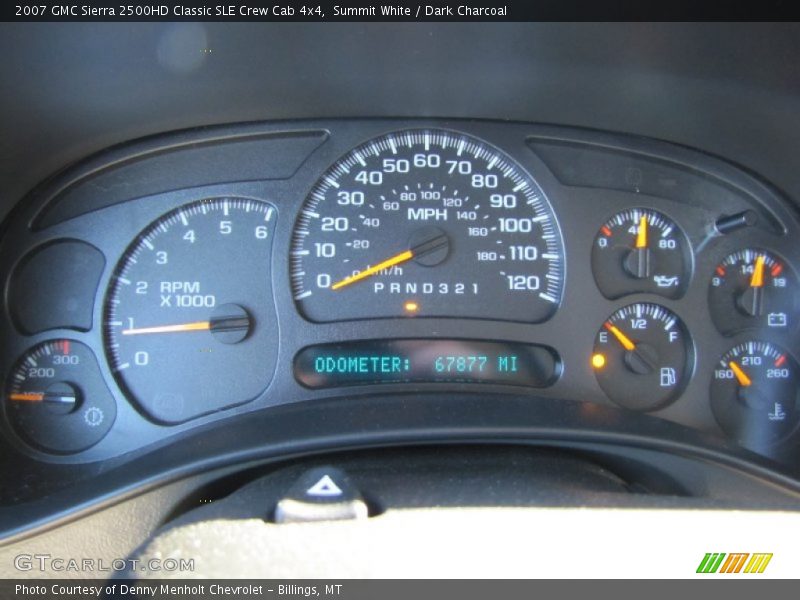 2007 Sierra 2500HD Classic SLE Crew Cab 4x4 Classic SLE Crew Cab 4x4 Gauges