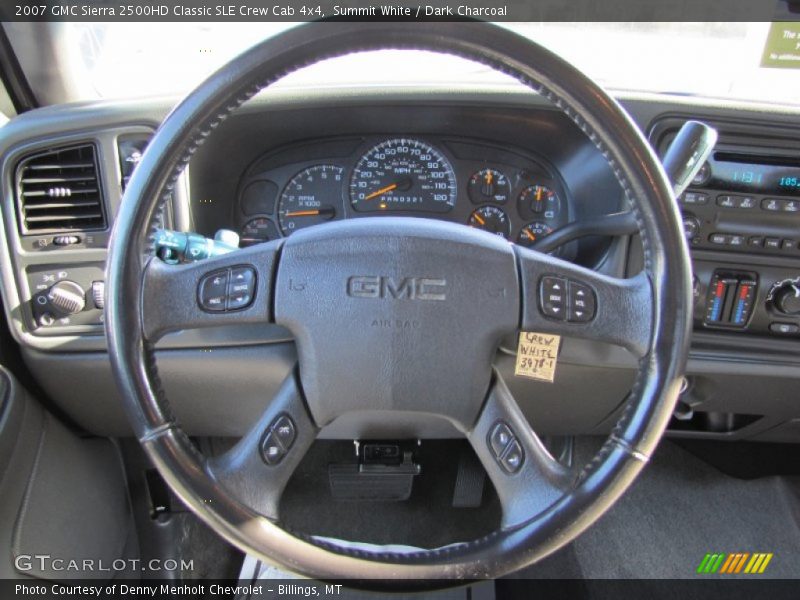  2007 Sierra 2500HD Classic SLE Crew Cab 4x4 Steering Wheel