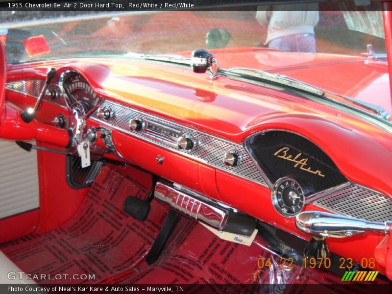 Dashboard of 1955 Bel Air 2 Door Hard Top