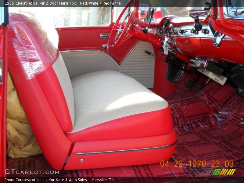  1955 Bel Air 2 Door Hard Top Red/White Interior