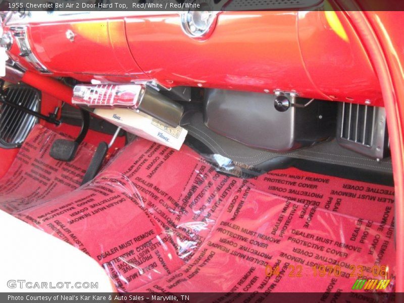  1955 Bel Air 2 Door Hard Top Red/White Interior