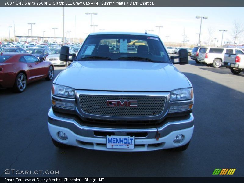 Summit White / Dark Charcoal 2007 GMC Sierra 2500HD Classic SLE Crew Cab 4x4